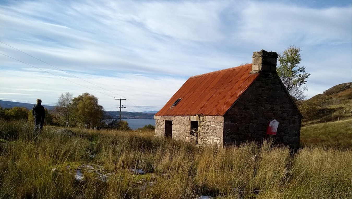 cottage in autumn