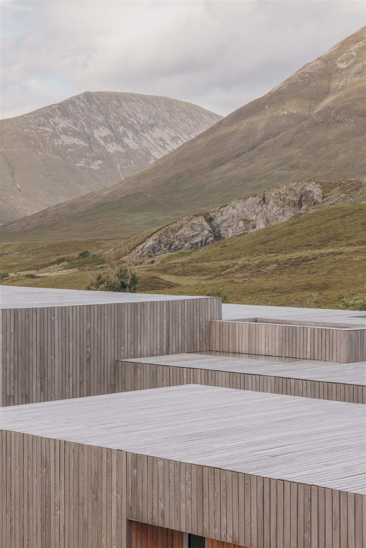 Torrin — stepped timber roofs in the mountain landscape