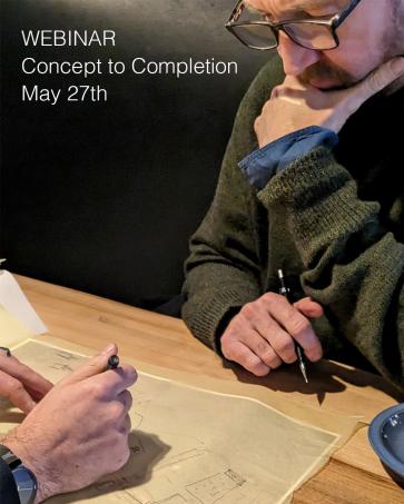 From Concept to Completion 

Join directors Neil Stephen and Rory Flyn on 27th May at 1pm.

Agenda

• Understanding context
• The initial idea and diagram
• Articulating the idea and following it through
• The joy in the detail
• Delivery and completion
• Example projects
• Q and A

 Register through link in our bio.

 #scottisharchitecture #webinar #architecturedesign #architecture #architectureeducation
