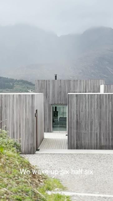 Who needs a TV when you have a view like this?

#roomwithaview #isleofskye #scottisharchitecture #modernarchitecture #modernhouse