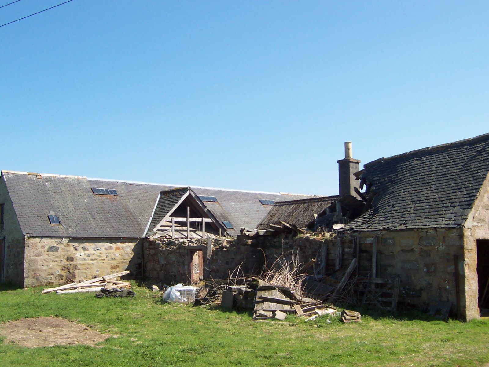 Steading + Milking Parlour Renovation process 