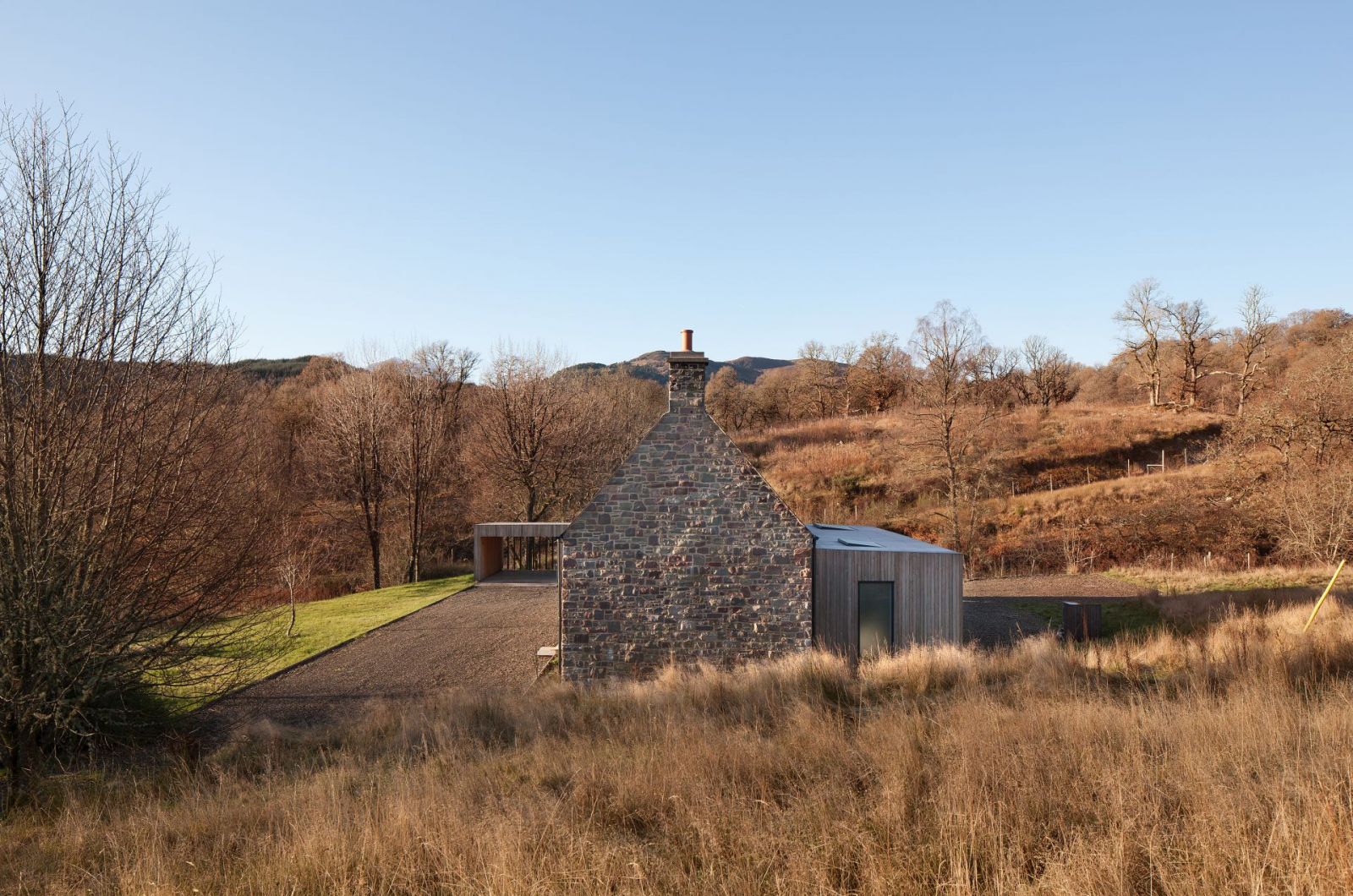 Kinlochard Cottage, a low-impact design project by Dualchas
